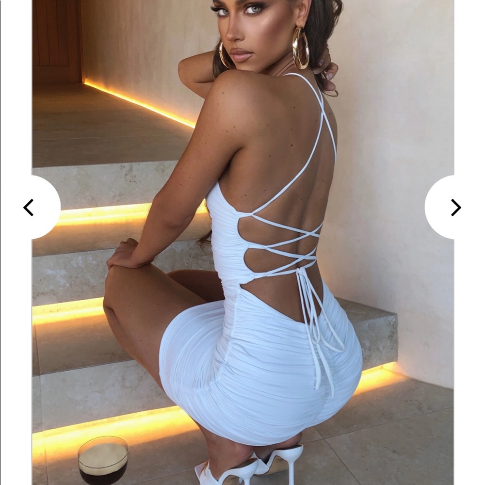 Sabrina Mini Dress - White